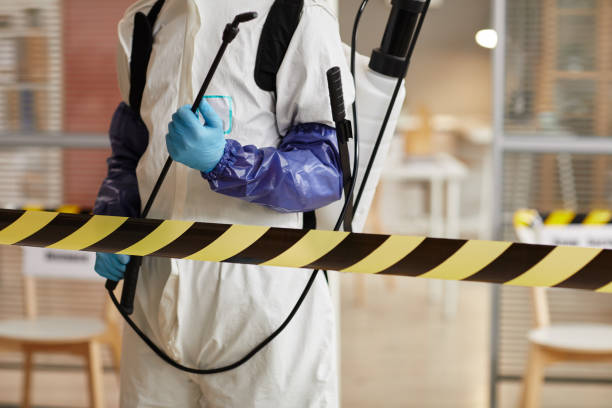 Professional Trauma Scene Cleanup technician working in Fayetteville, NC